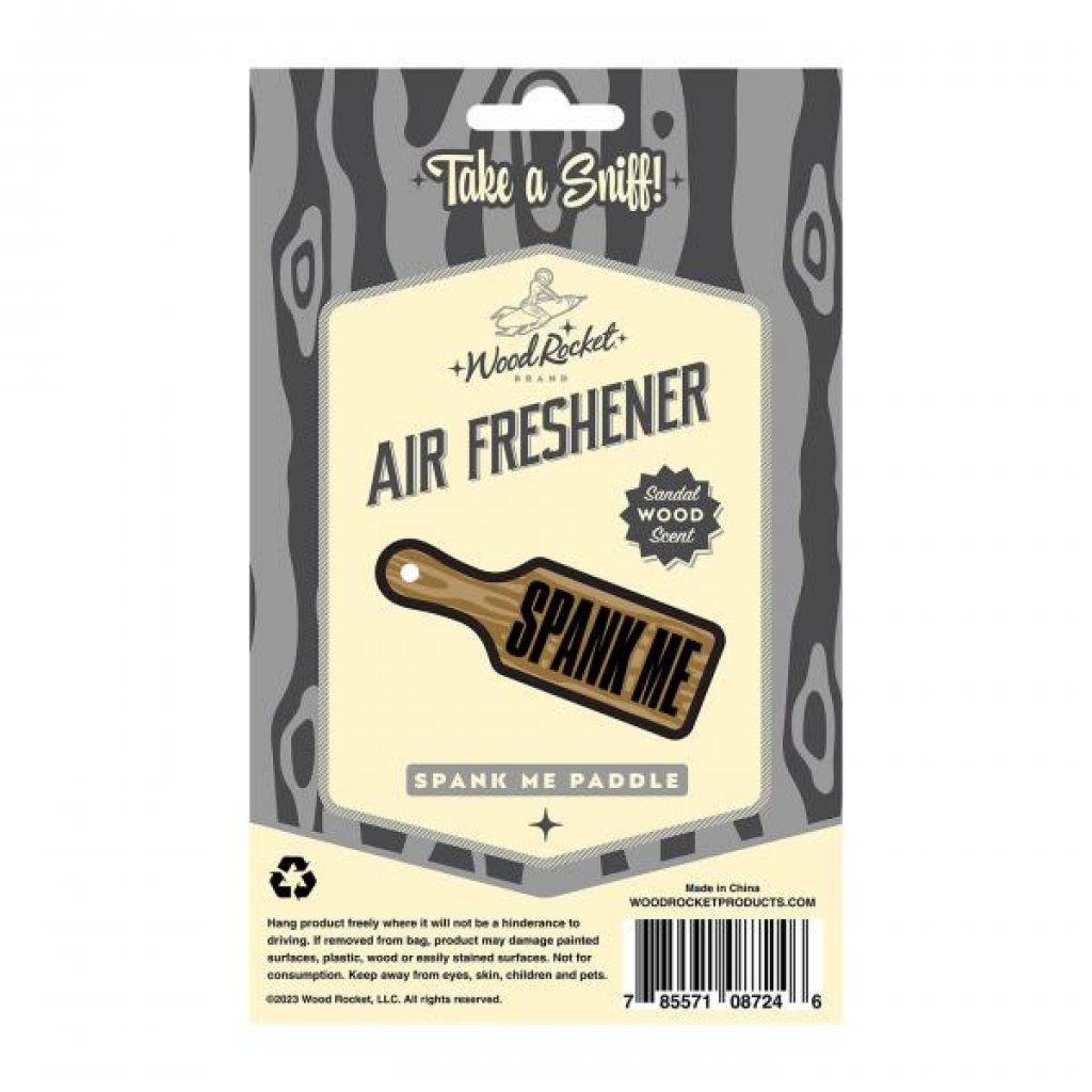 Spank Me Paddle Air Freshener - Sandalwood