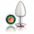 Cloud 9 Gems Silver Chromed Anal Plug Large