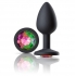 Cloud 9 Gems Black Silicone Anal Plug - Small