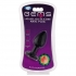 Cloud 9 Gems Black Silicone Anal Plug - Small