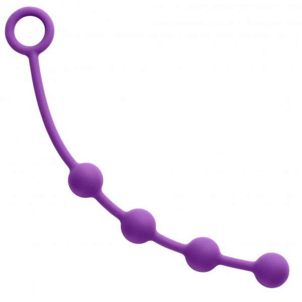 Silicone Anal Bead Small in Plum