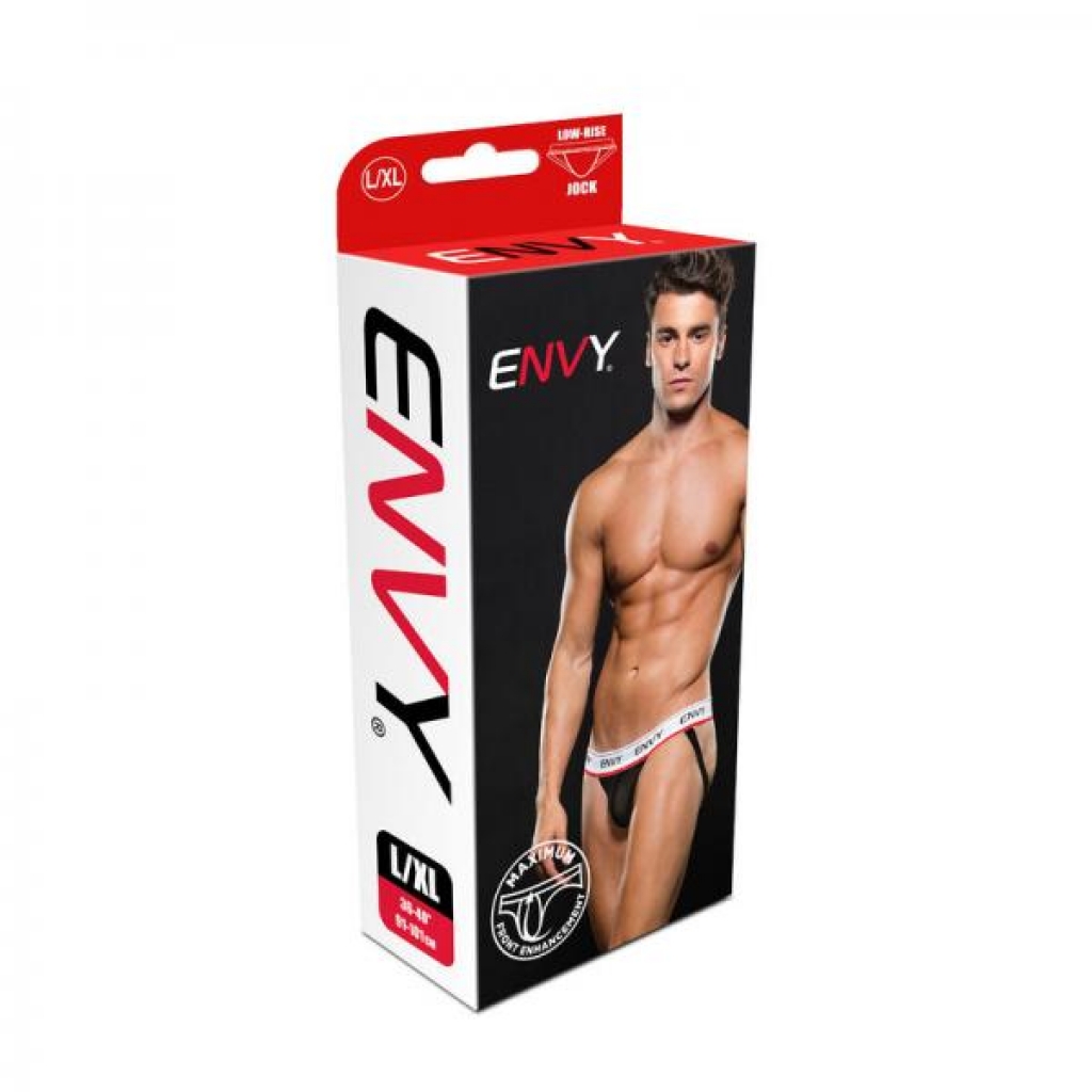 Envy Low-rise Jock - Black L/XL