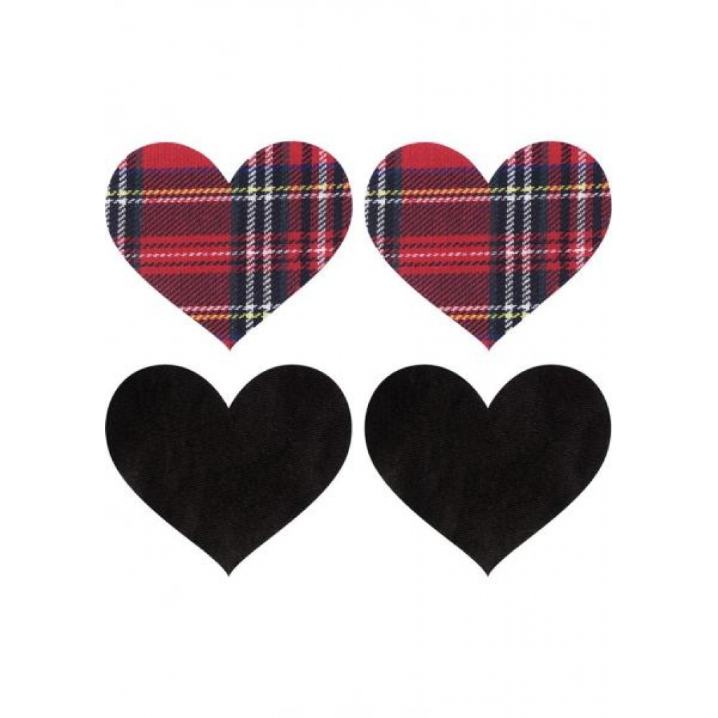 Peekaboos Pasties - School Girl Hearts