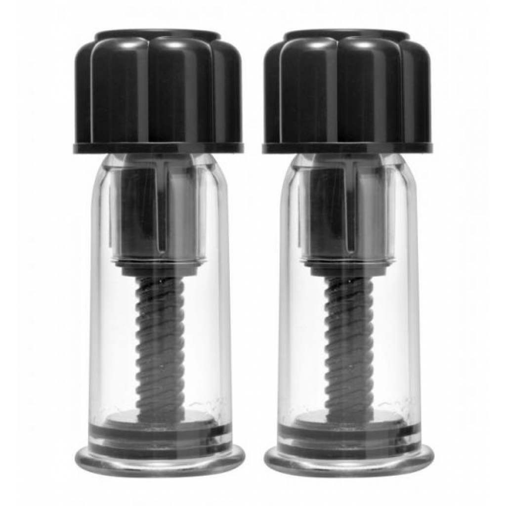 Master Series Black Maxxx Powerful Twist Nipple Suckers