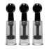 Fusion Triple Sucker Suction Cup Set - Black