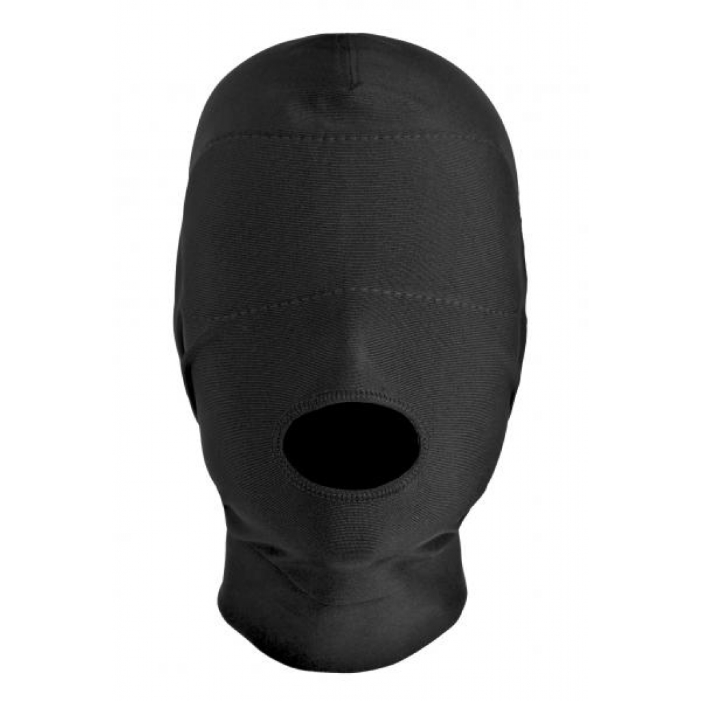 Disguise Open Mouth Hood with Padded Blindfold