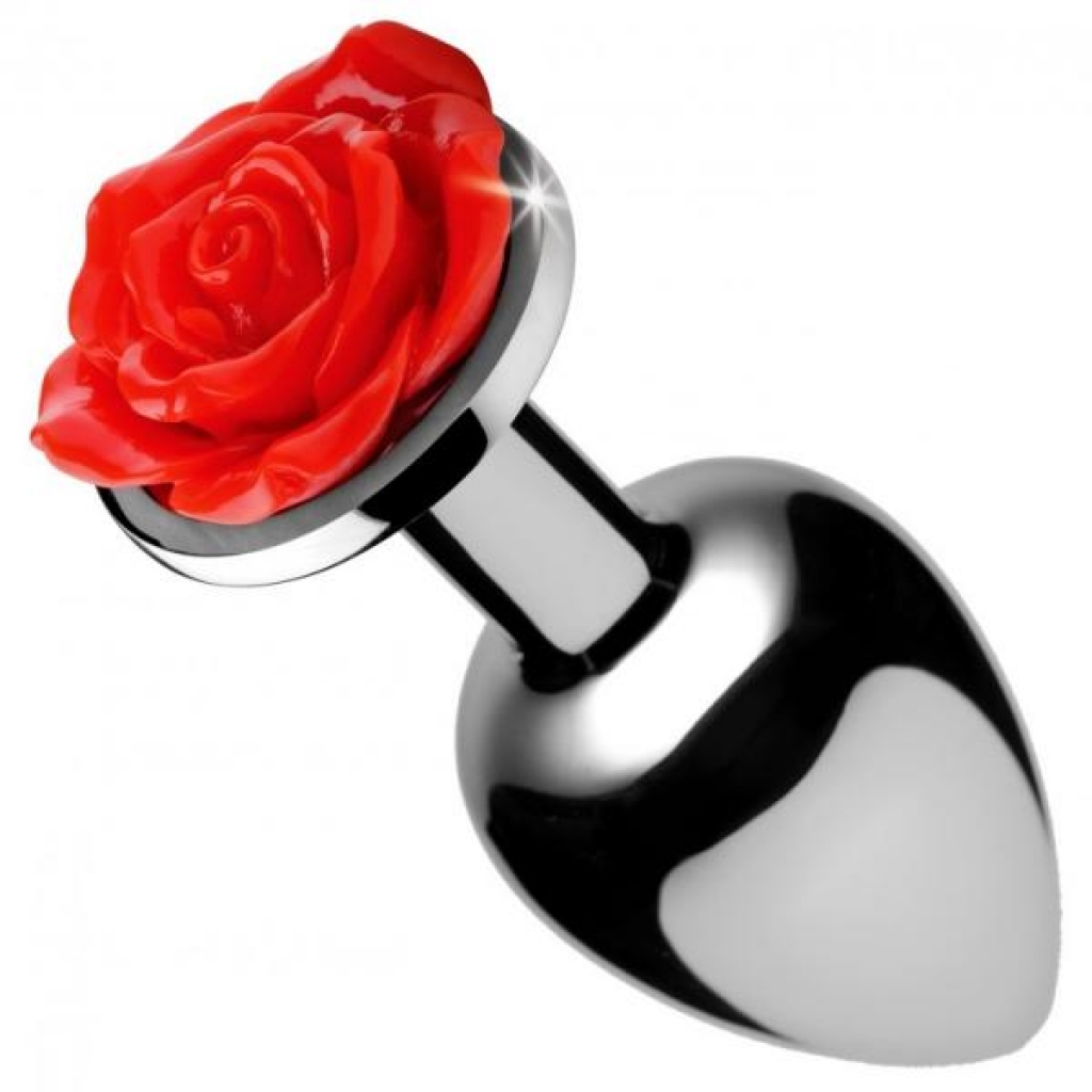 Booty Sparks Red Rose Large Anal Plug