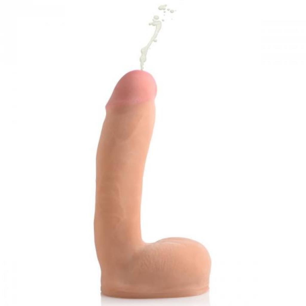 Loadz 8in Dual Density Squirting Dildo - Light