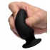 Squeeze-It Silexpan Anal Plug Small Black