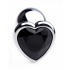 Booty Sparks Black Heart Gem Anal Plug - Small