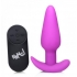 Bang! 21X Vibrating Silicone Butt Plug with Remote