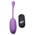 Bang! 28X Plush Egg Vibrator with Remote Control - Purple