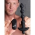 Bang! Vibrating Silicone Anal Beads & Remote - Black