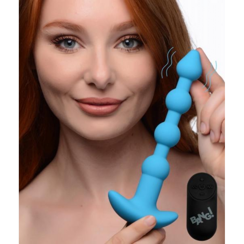 Bang! Vibrating Silicone Anal Beads with Remote Control