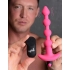 Bang! Vibrating Silicone Anal Beads with Remote Control - Pink