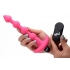 Bang! Vibrating Silicone Anal Beads with Remote Control - Pink