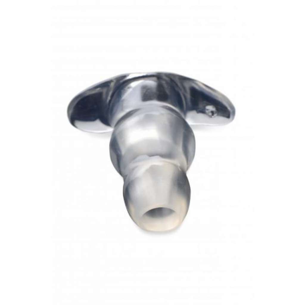 Master Series Clear View Hollow Anal Plug - Medium