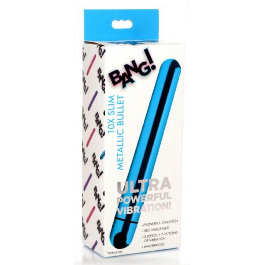 Bang 10x Slim Metallic Bullet - Blue