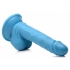 Pop 6.5in Dildo W/ Balls Blue