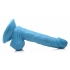 Pop 6.5in Dildo W/ Balls Blue