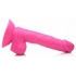 Pop 6.5in Dildo With Balls - Pink