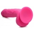 Pop 8.25in Dildo With Balls Pink