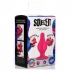 Squeeze-it Tapered Anal Plug - Pink Small