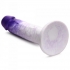 Strap U Real Swirl Realistic Dildo - Purple