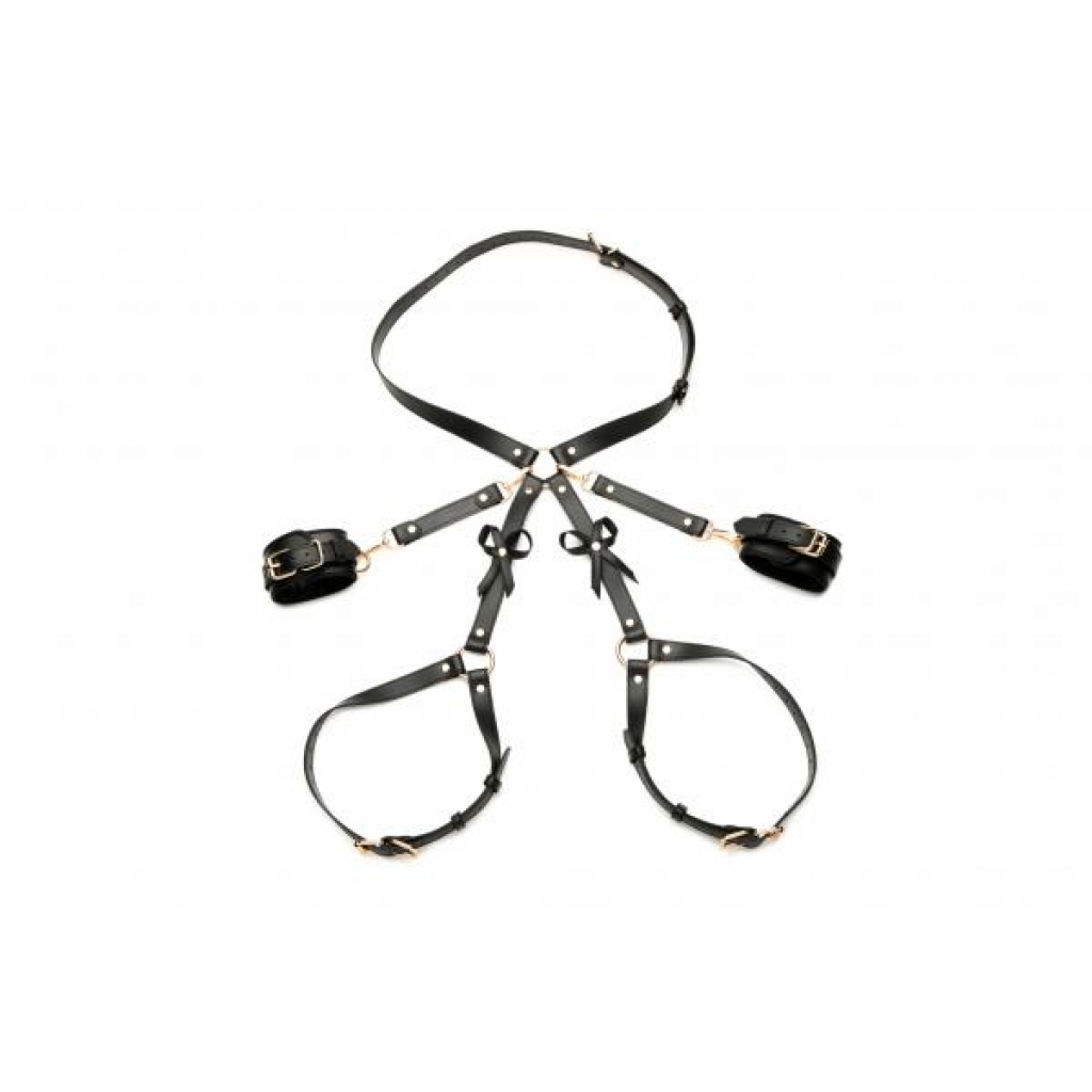 Strict Bondage Harness with Bows