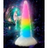 Creature Cocks Uni-glow: Glow In The Dark Rainbow Dildo