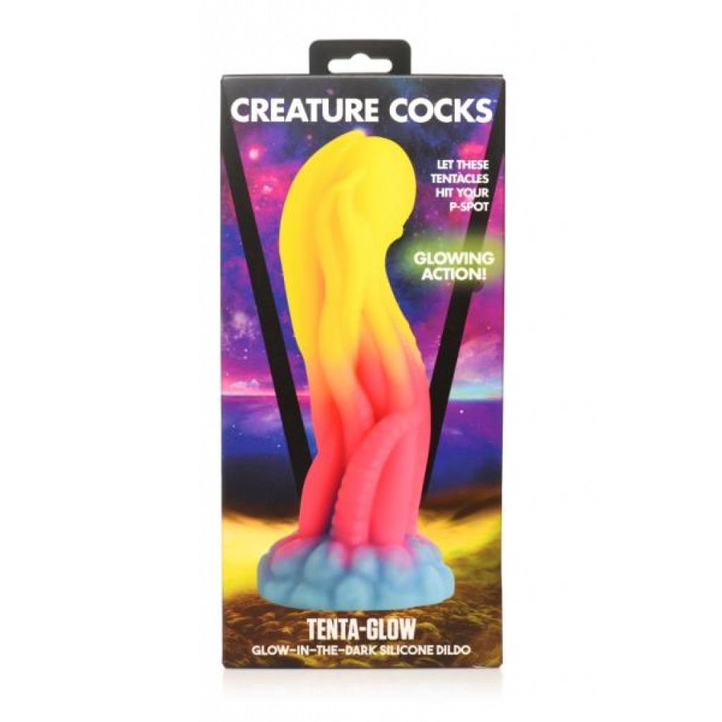 Creature Cocks Tenta-Glow Glow-In-The-Dark Dildo