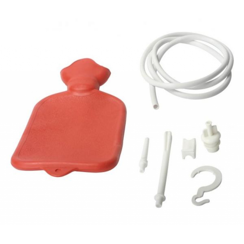 Bag System Economy Enema Set Red