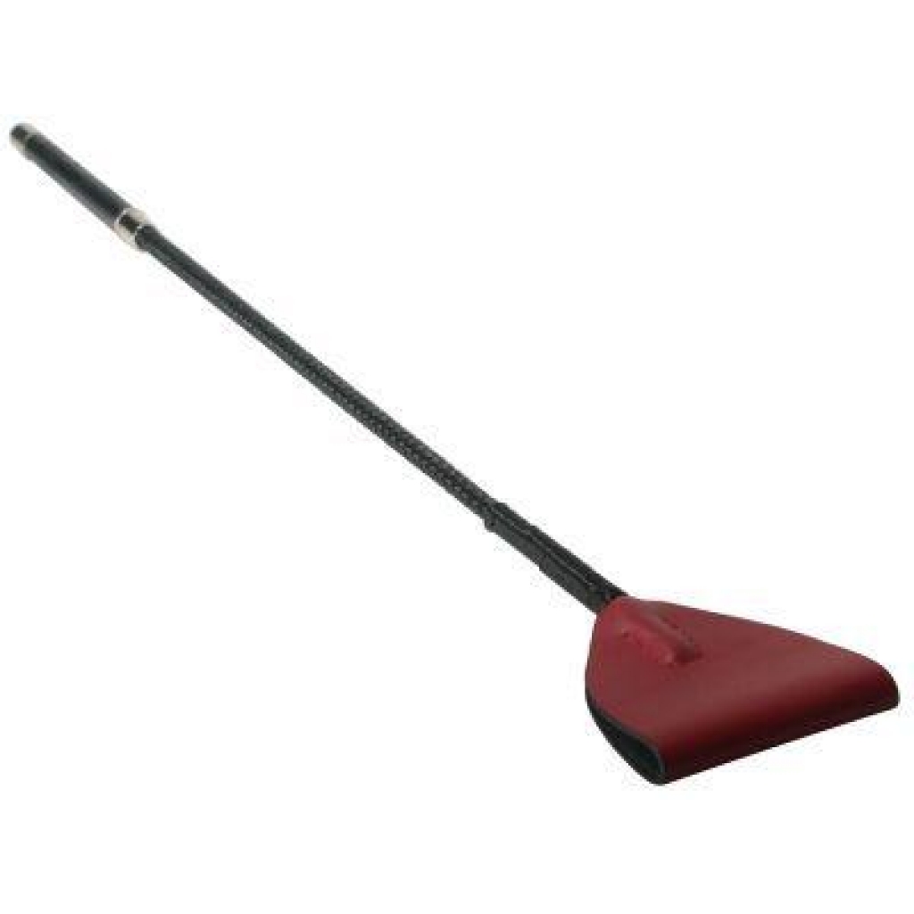 Red Leather Riding Crop - Bold Impact Tool