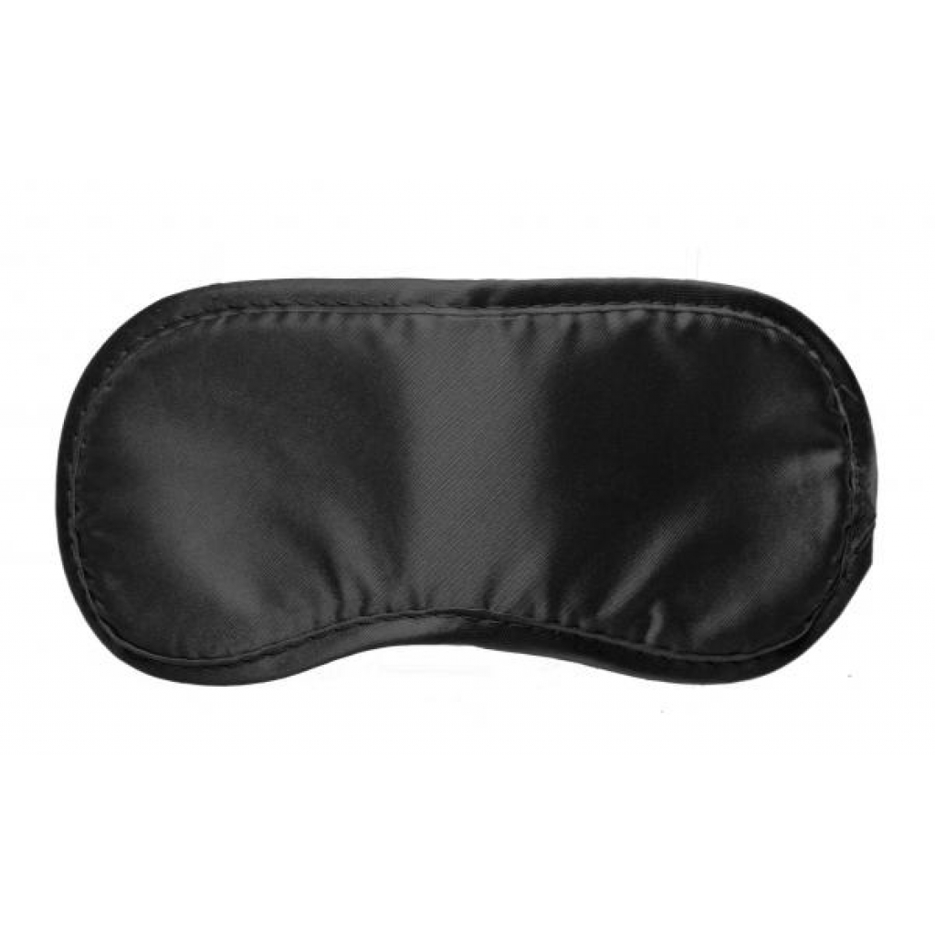 Black Satin Blindfold Mask