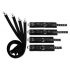 Frisky 8 Piece Bondage Restraint Set - Black