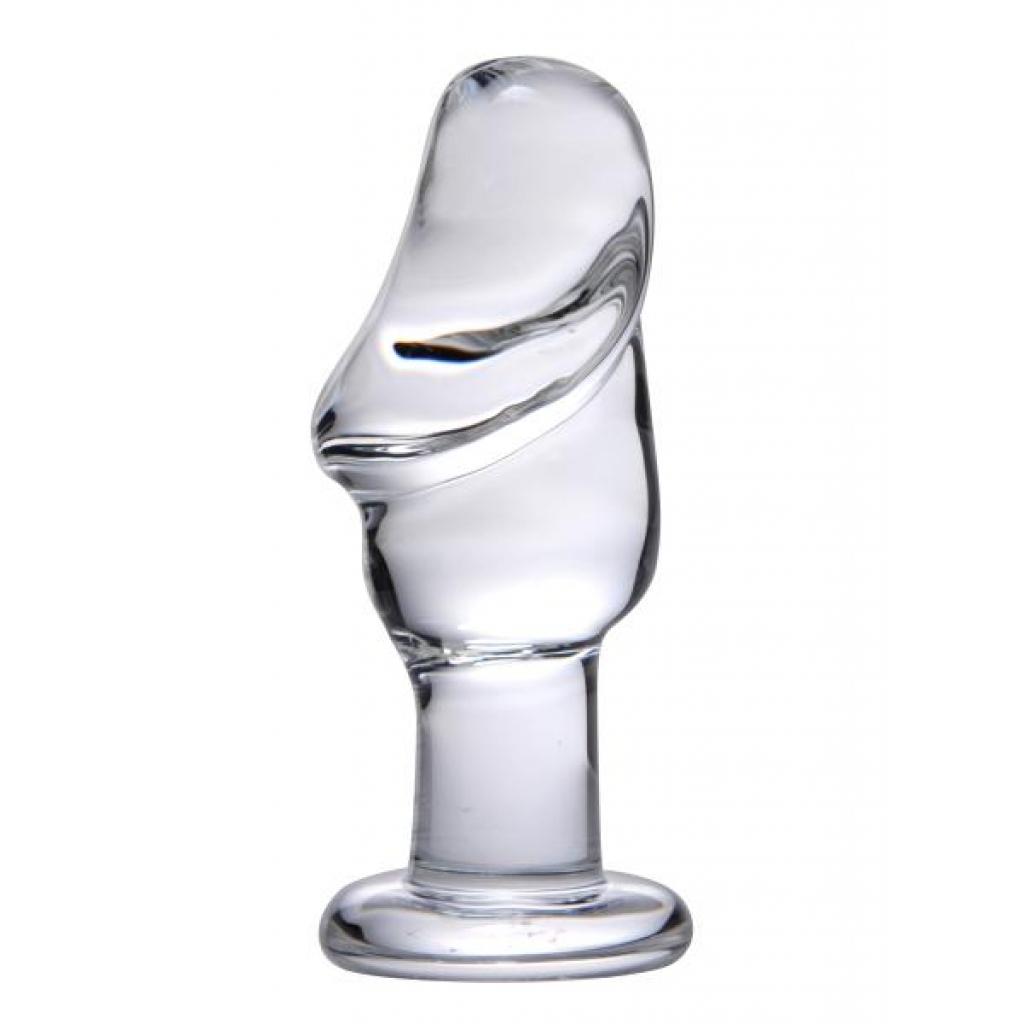 Asvini Glass Anal Plug - Clear