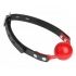 Hush Ball Gag with Adjustable Strap - Red