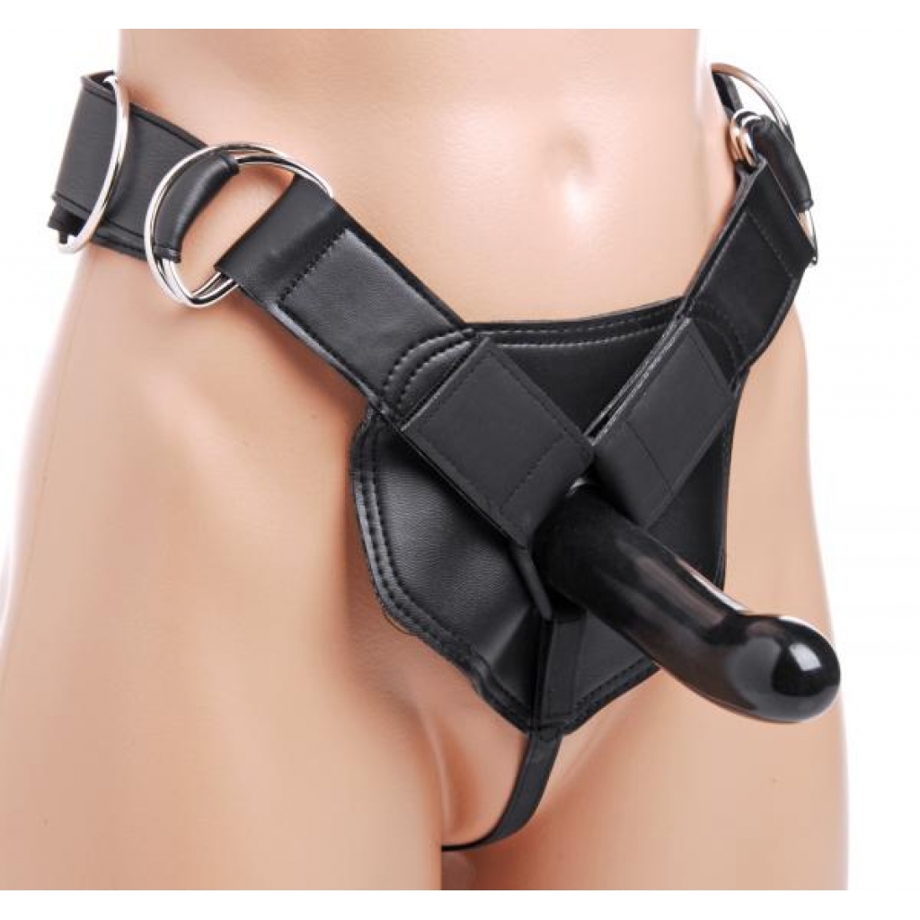 Adjustable Strap-On Harness System - Black