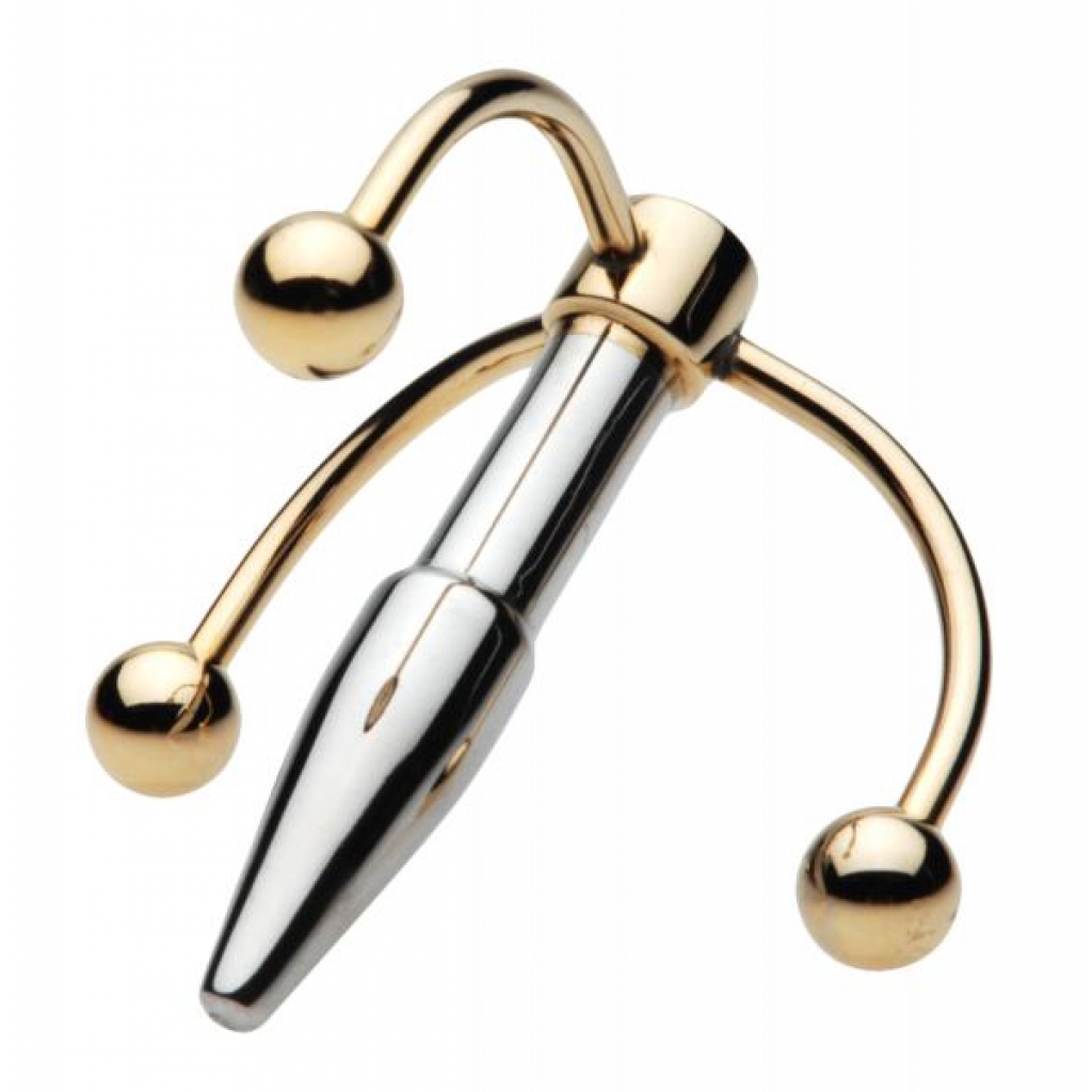 Golden Claw Head Urethral Plug - Penis Jewelry