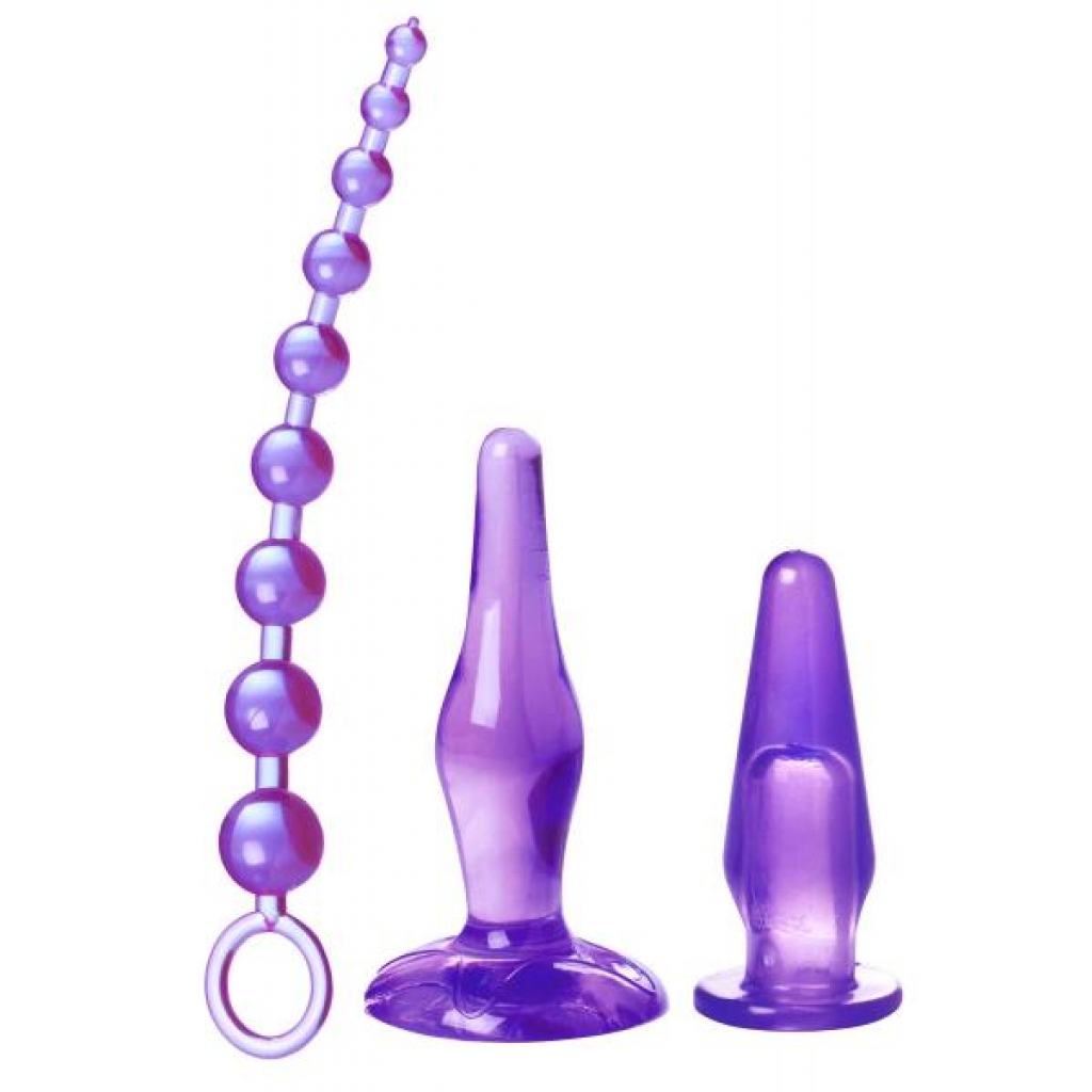 Amethyst Adventure 3-Piece Anal Play Kit