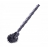 Spiked 5 Row Pinwheel - Black