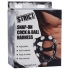 Strict Snap On Penis And Ball Harness Black