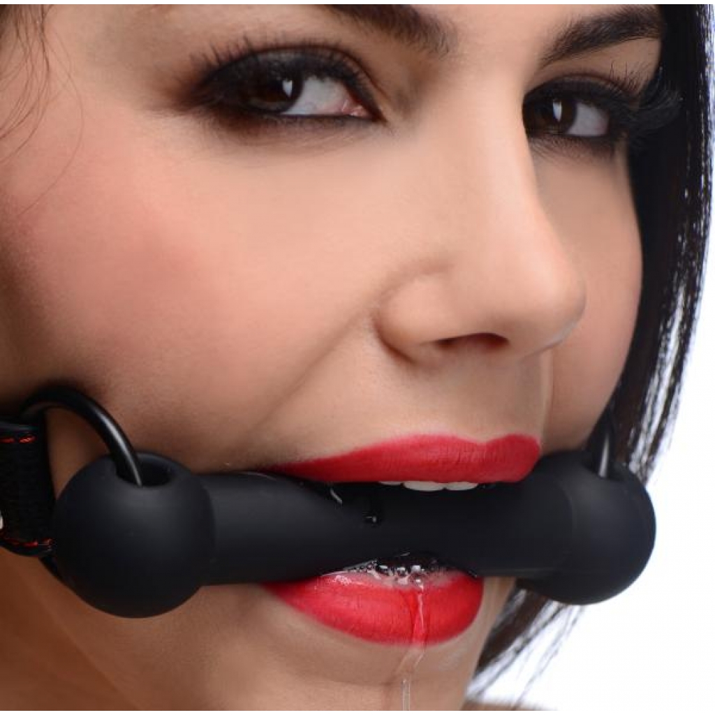 Strict Silicone Bit Gag - Black O/S