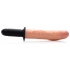 Onslaught 13X XL Vibrating Dildo Thruster (Beige)