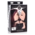 Versatile Play: Doppleganger Silicone Double Mouth Gag Black