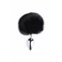 Onyx Bunny Tail Anal Plug - Black