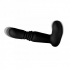 Silicone Thrusting Anal Plug with Remote Control - Black