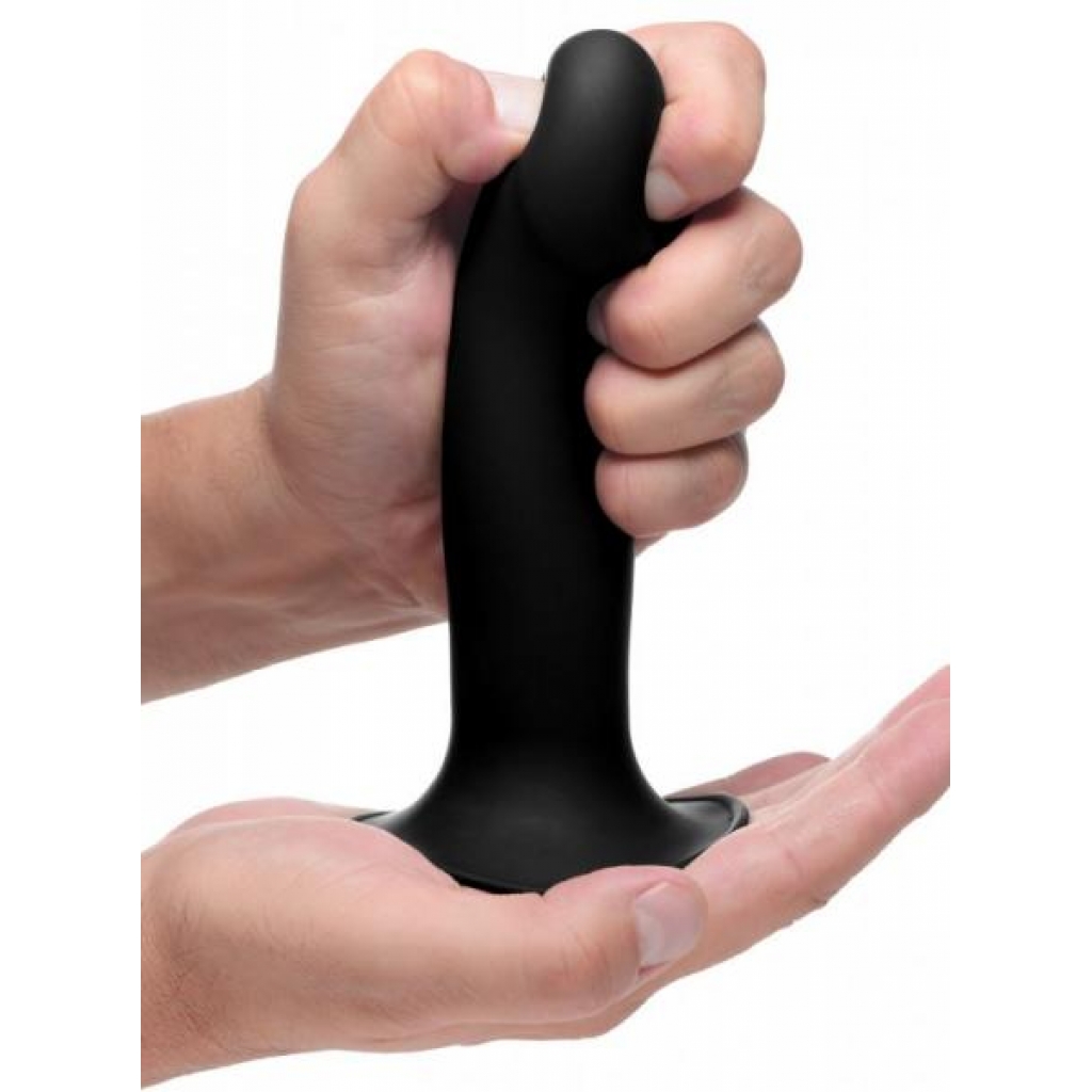 Squeeze-It Ultra-Flexible Phallic Dildo - Black