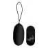 XL Silicone Vibrating Egg - Black