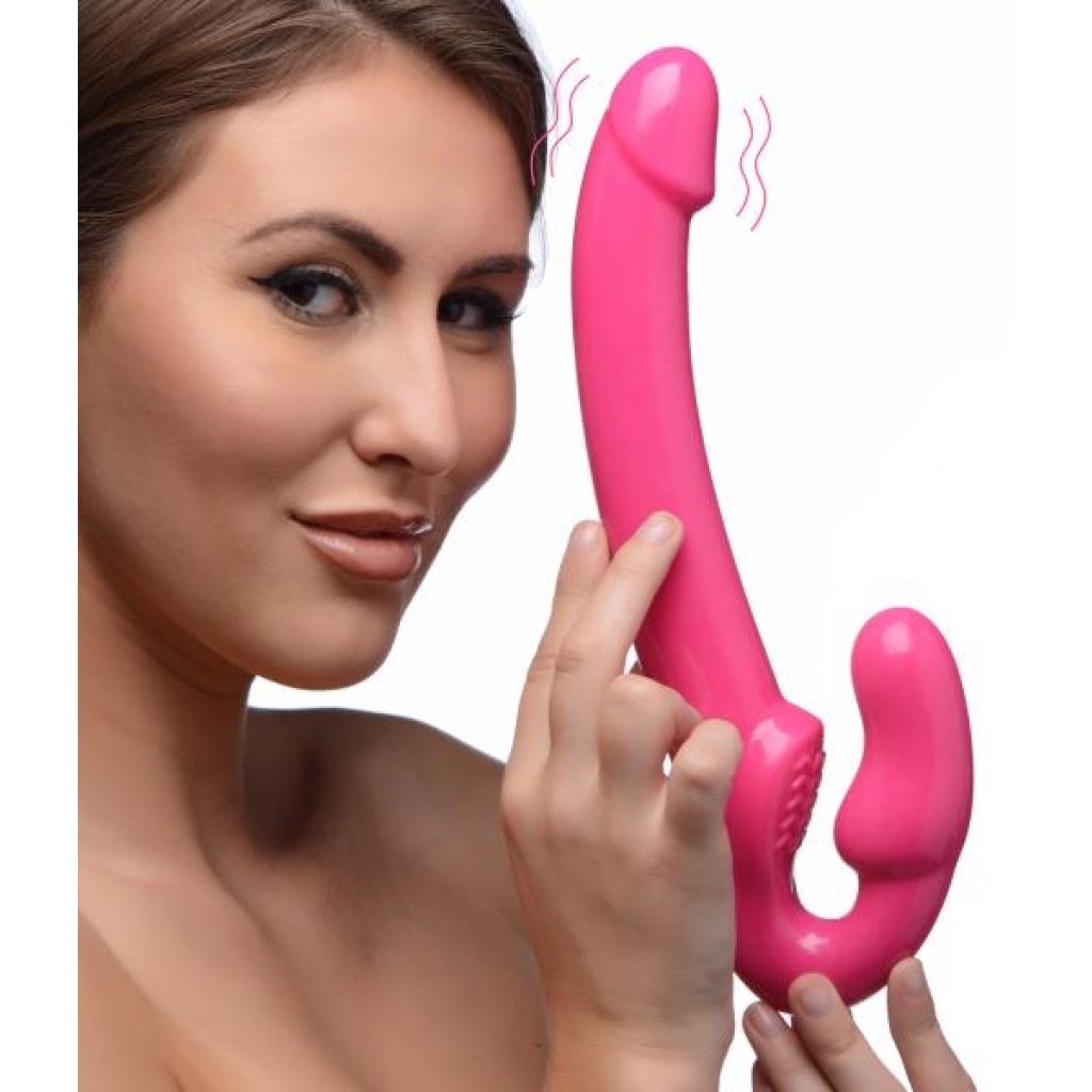 7x Revolver Slim Vibrating Strapless Strap-on